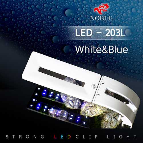 노블 LED - 203L  (화이트&amp;블루)  (5W)